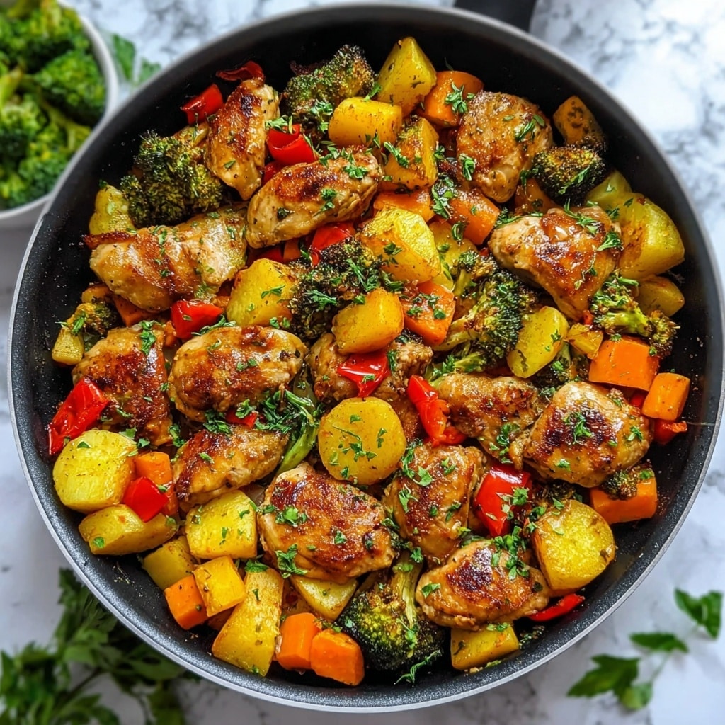 Easy One Pan Chicken and Veggies Recipe
