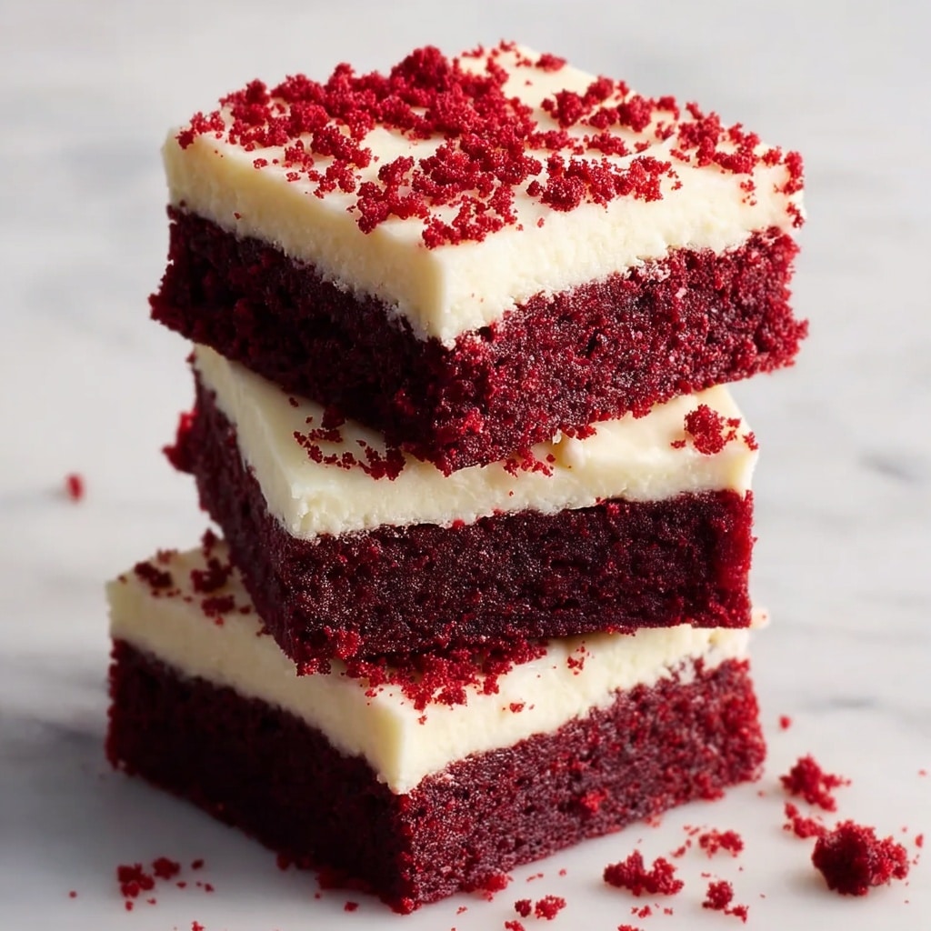 Decadent Red Velvet Brownies with Cream Cheese Frosting Recipe