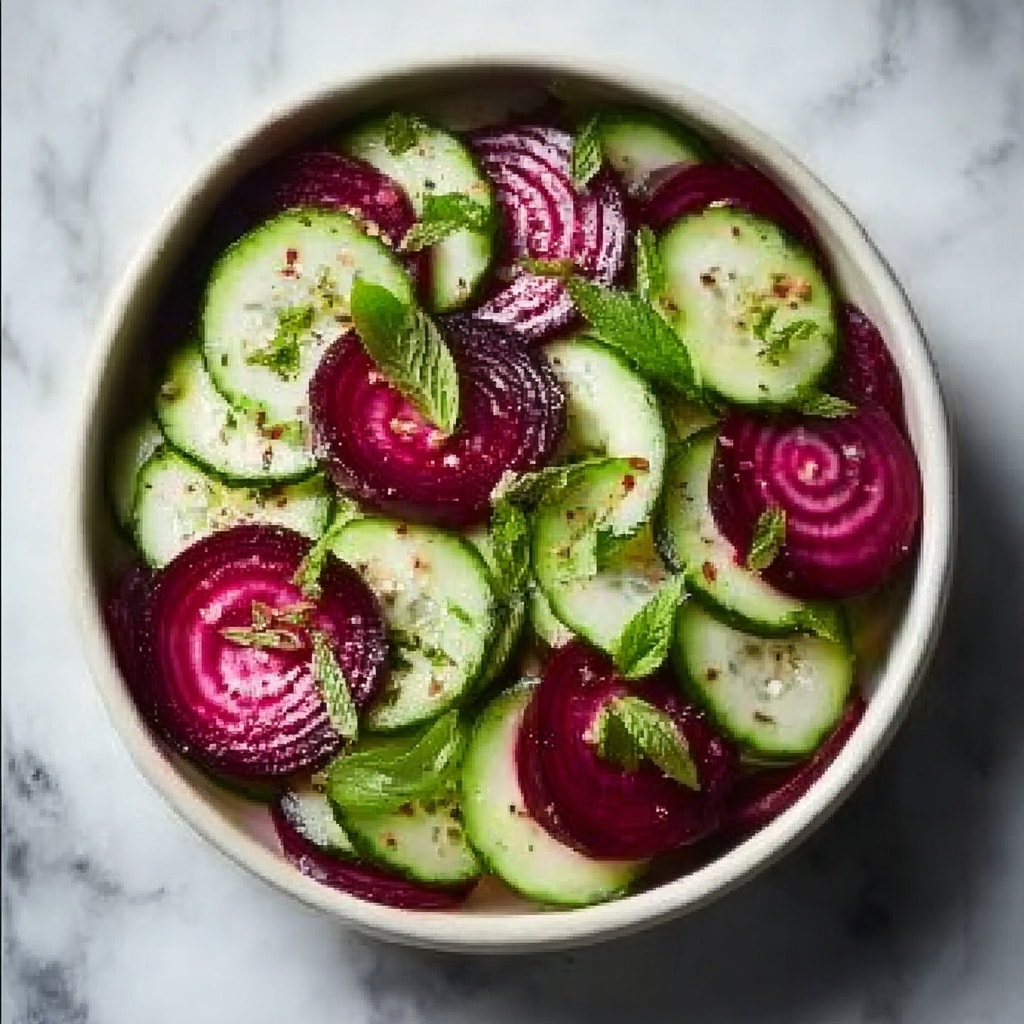 Crisp Cucumber and Beetroot Salad Recipe