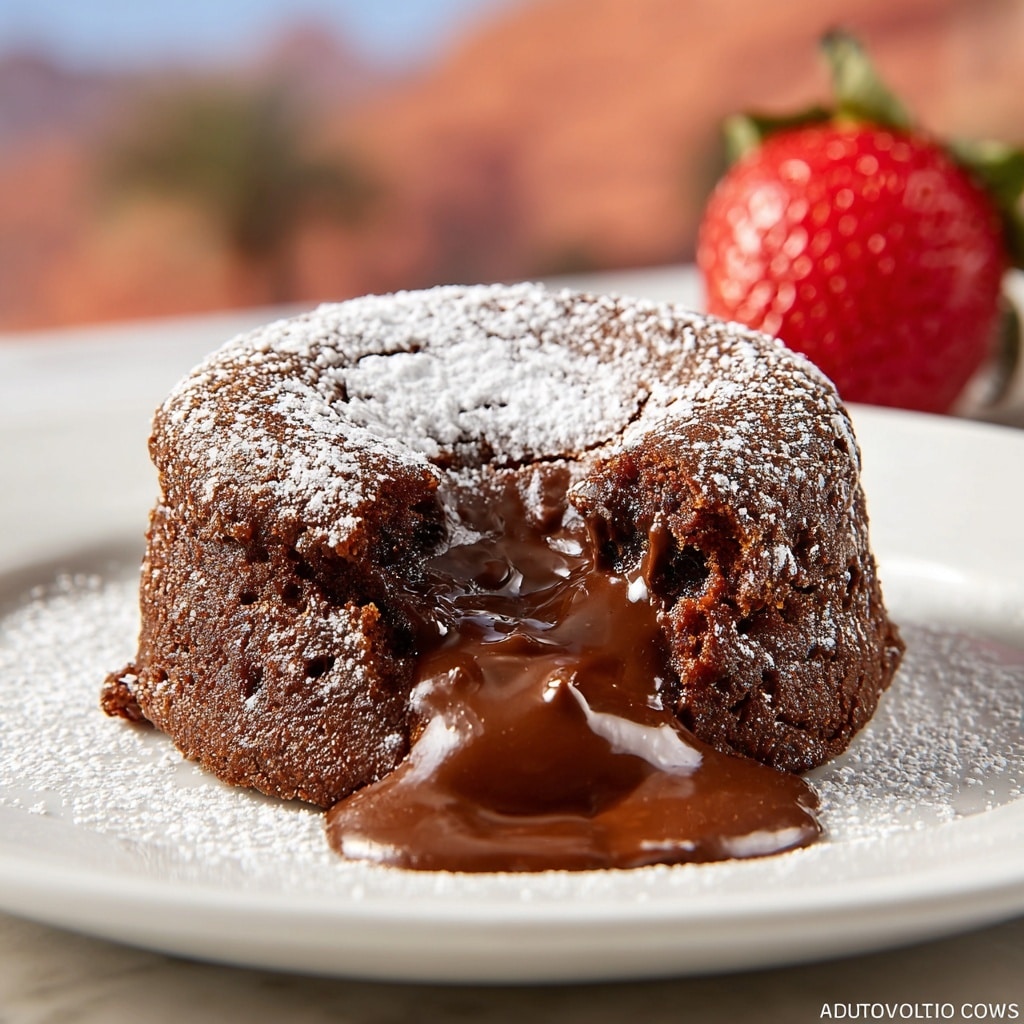 Air Fryer Chocolate Molten Lava Cakes Recipe