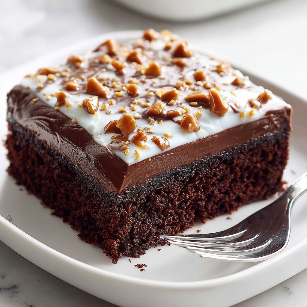 Easy Texas Sheet Cake Recipe - Recipe Image