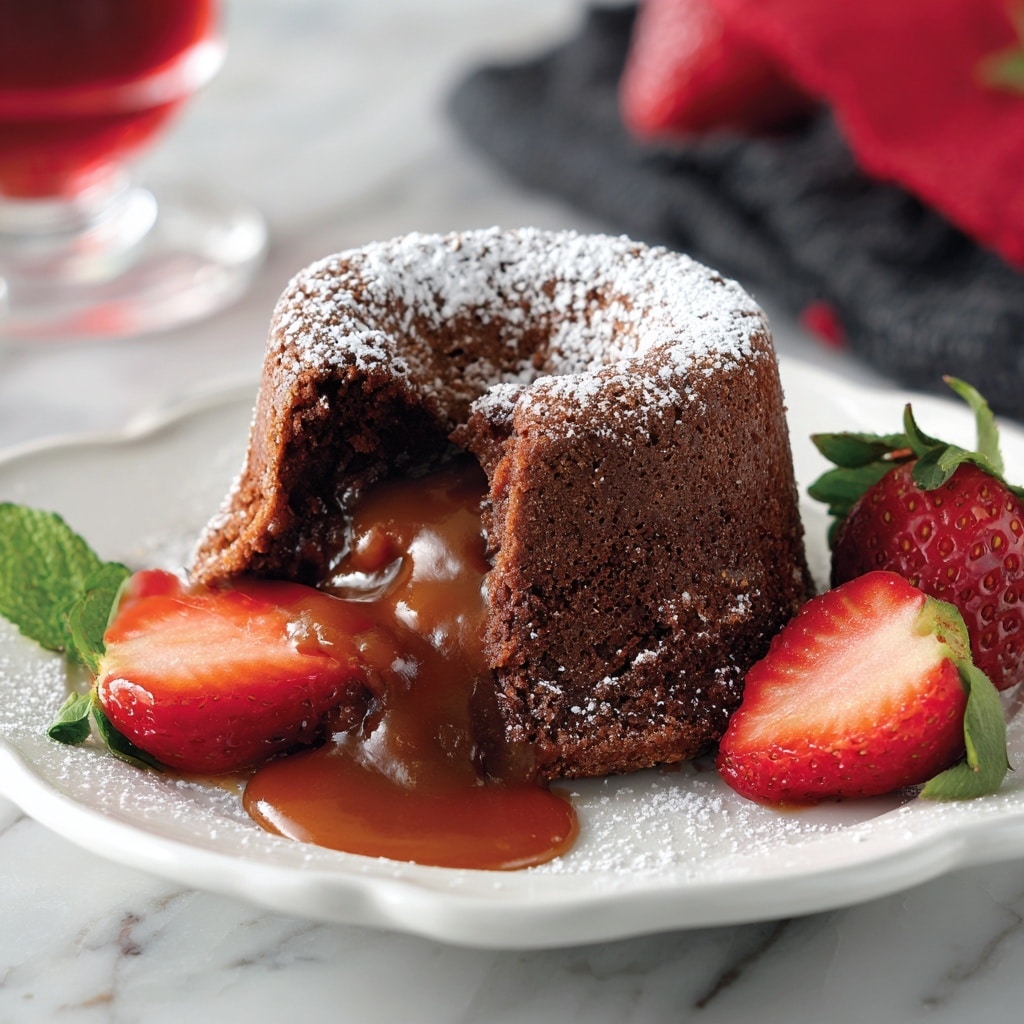 Salted Caramel Lava Cupcakes Recipe - Recipe Image