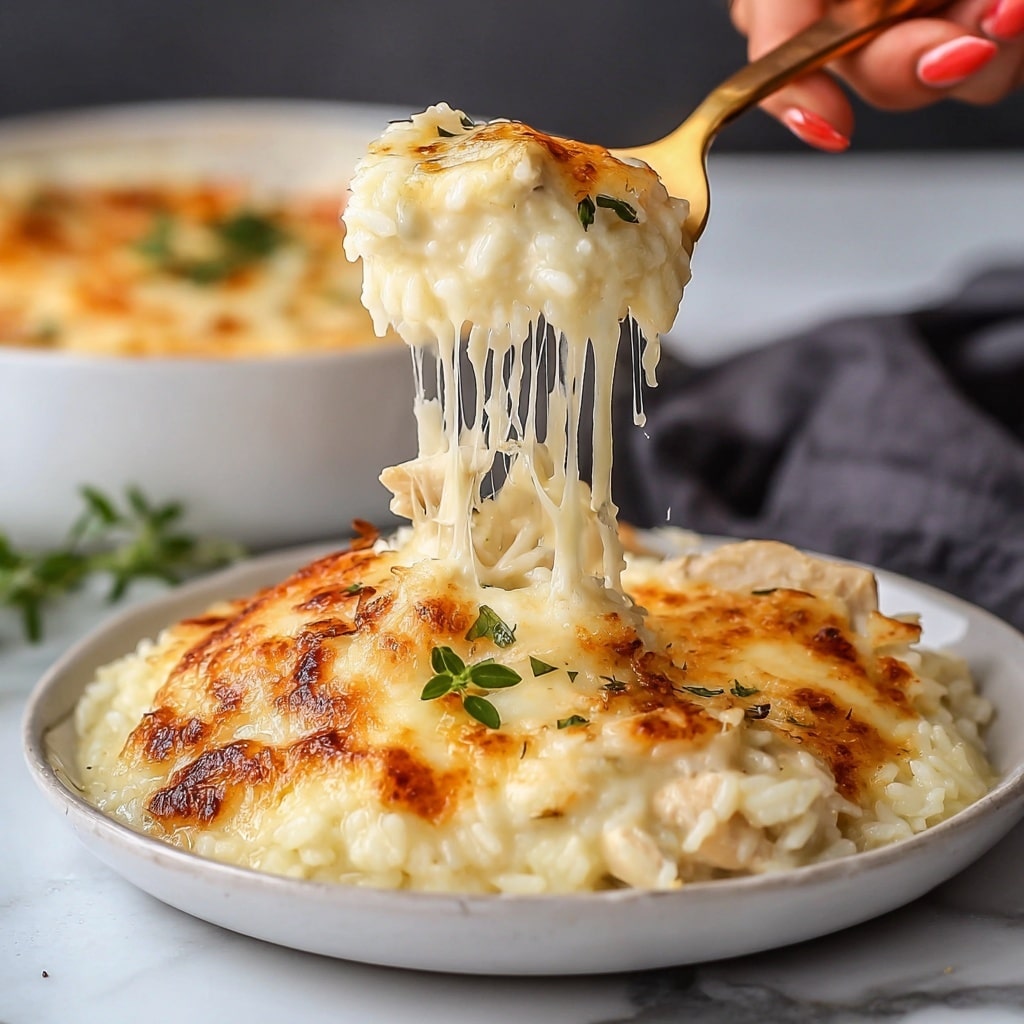 Cheesy Angel Chicken and Rice Casserole Recipe