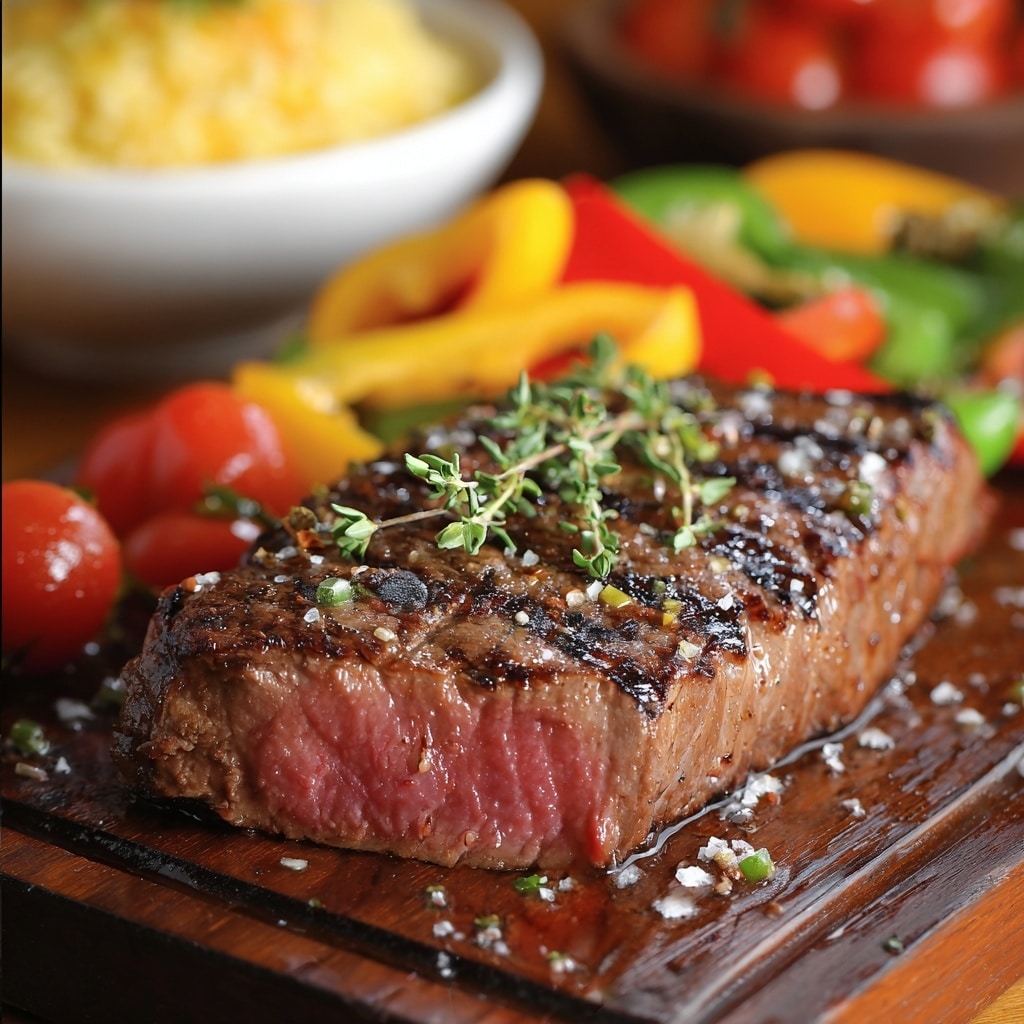 Pepper Steak with Bell Peppers and Onion Recipe