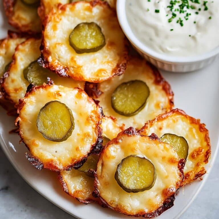 Cheesy Pickle Chips Recipe