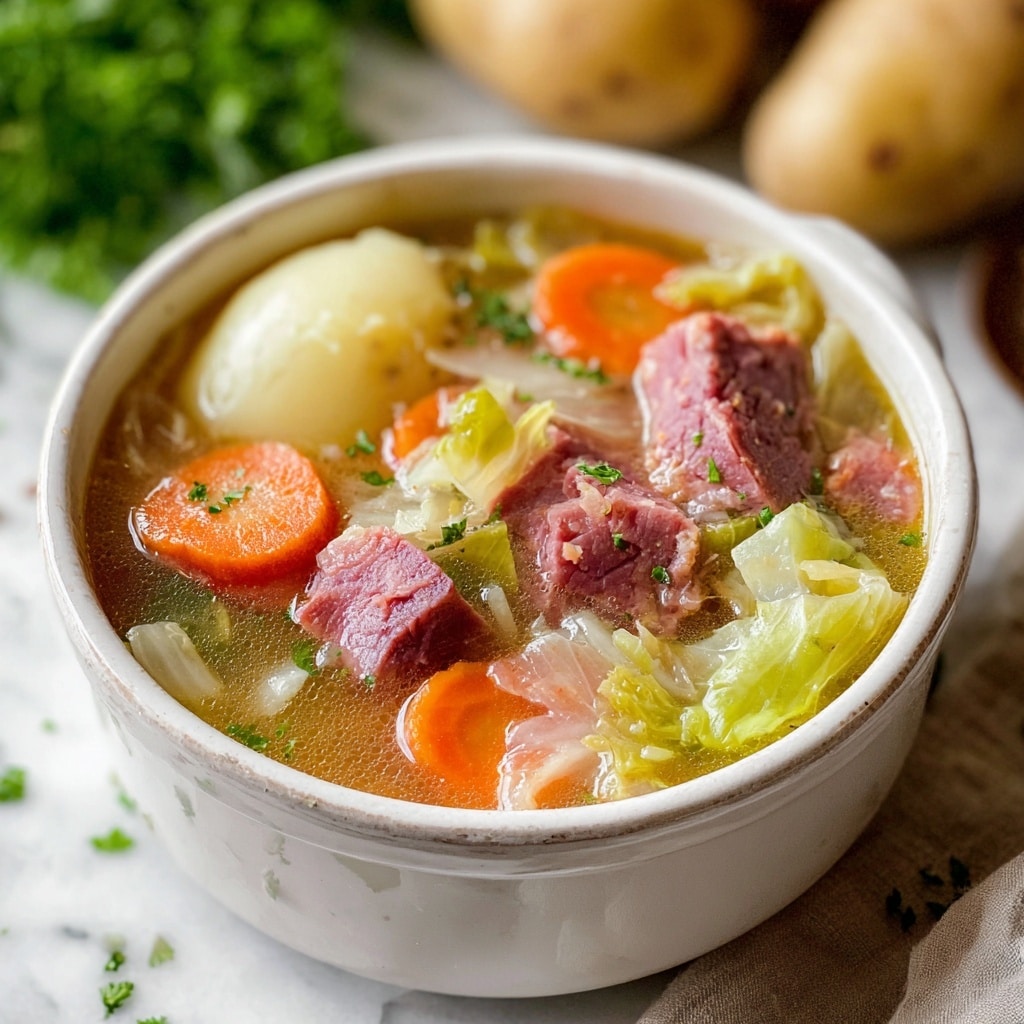 Corned Beef and Cabbage Soup Recipe