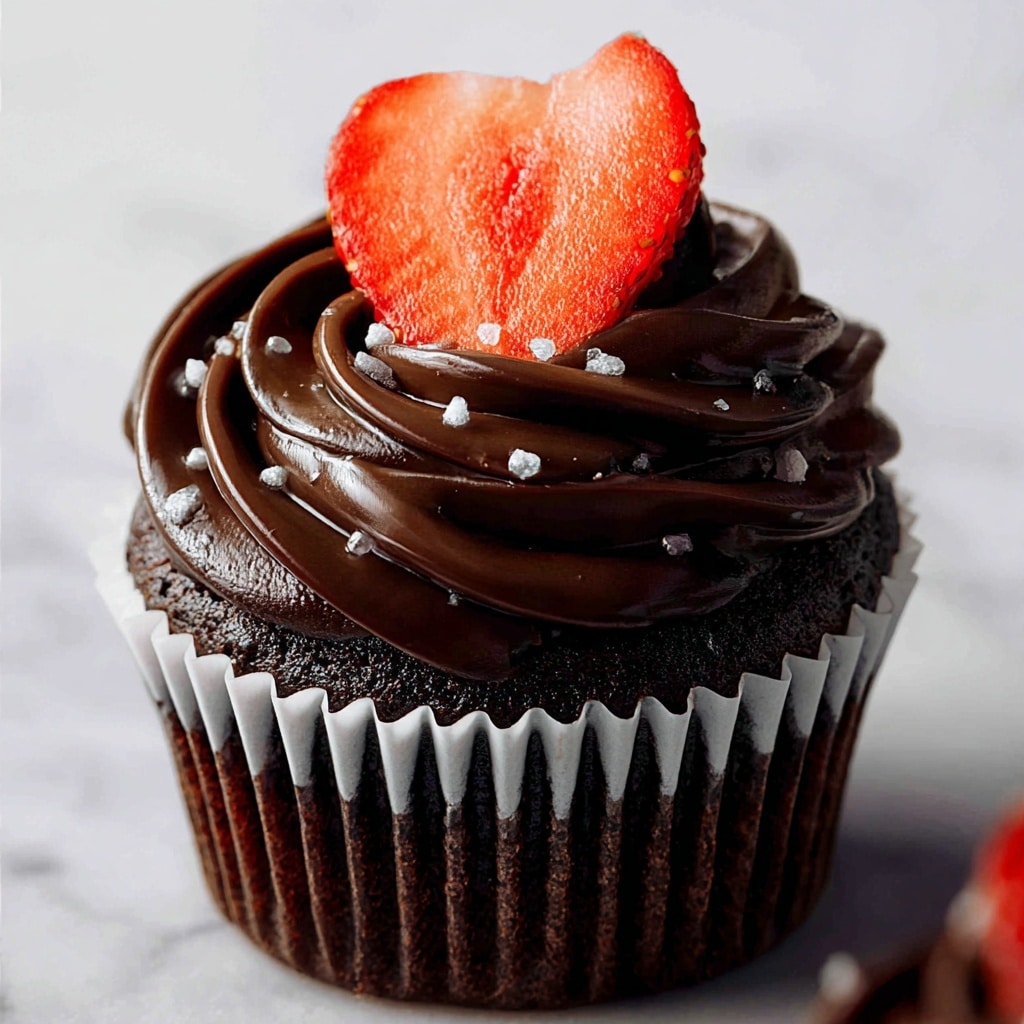 Chocolate-Covered Strawberry Cupcakes Recipe