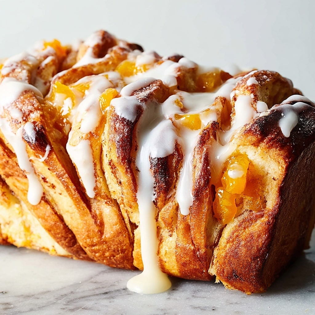 Peach Pull Apart Bread Recipe