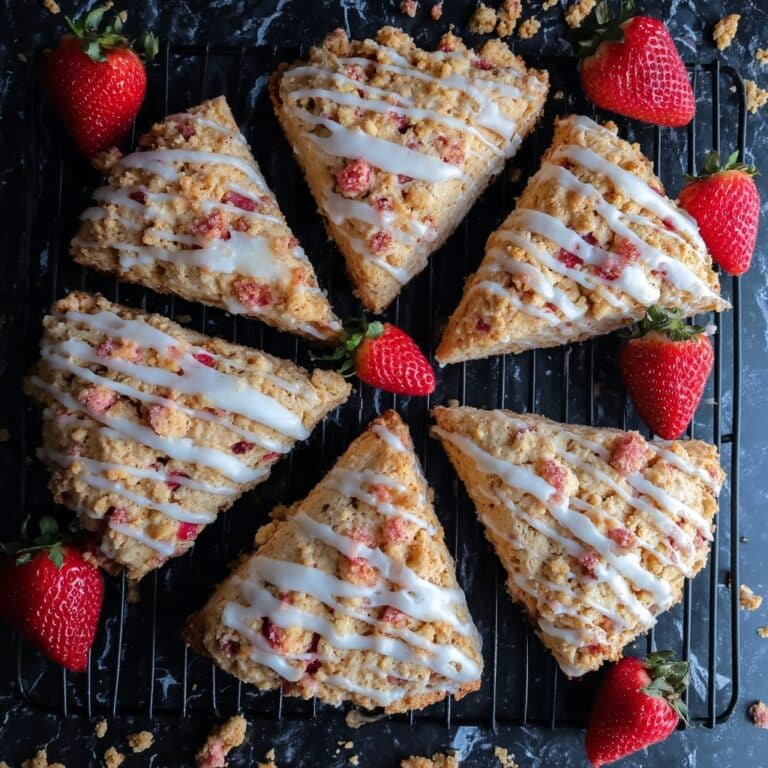 Strawberry Shortcake Scones Recipe