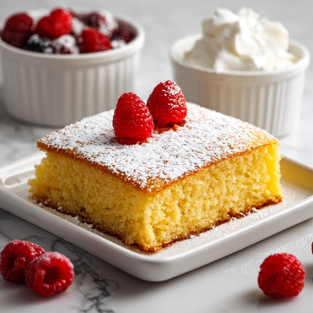 Hot Milk Cake Recipe - Recipe Image