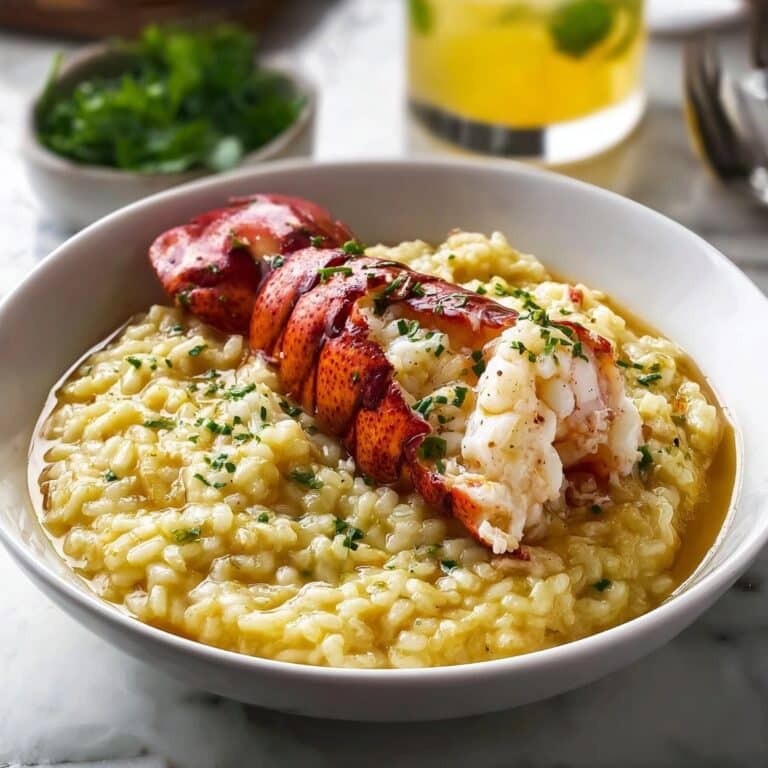 Butter Poached Lobster Risotto Recipe