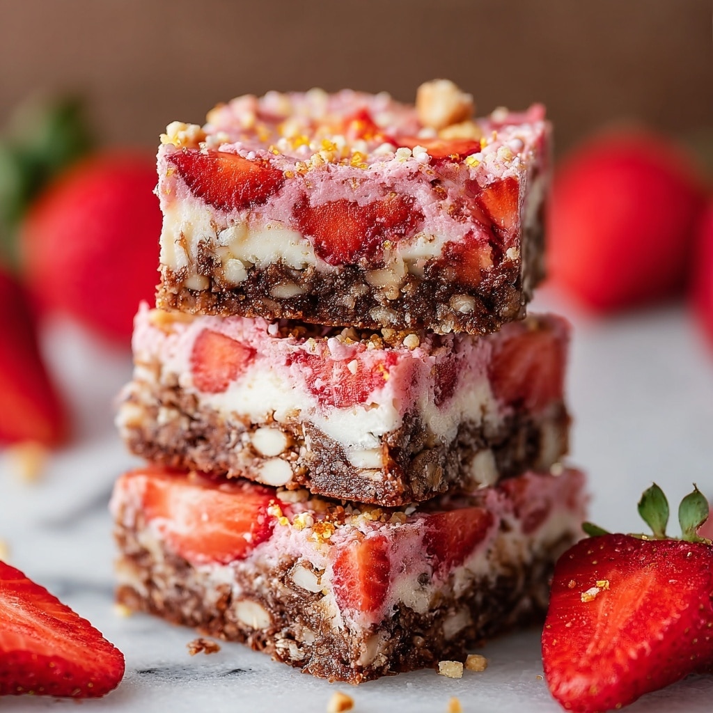Strawberry Crunch Brownies Recipe