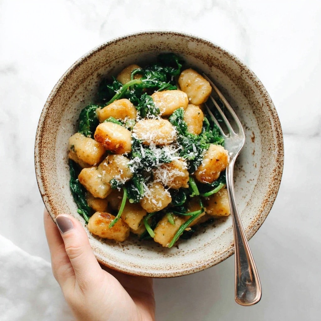 Sweet Potato Gnocchi with Creamy Mushrooms and Crispy Sage Recipe - Recipe Image
