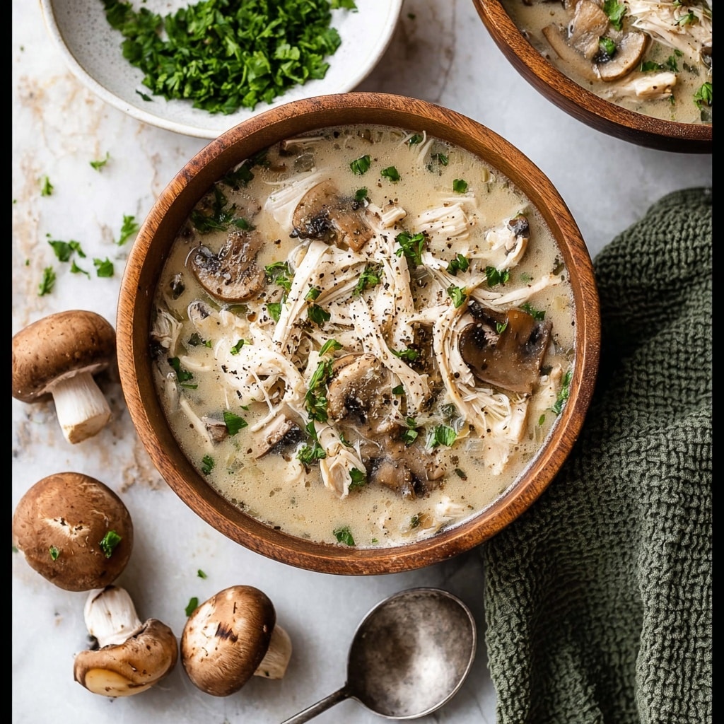 Creamy Mushroom Soup Recipe - Recipe Image