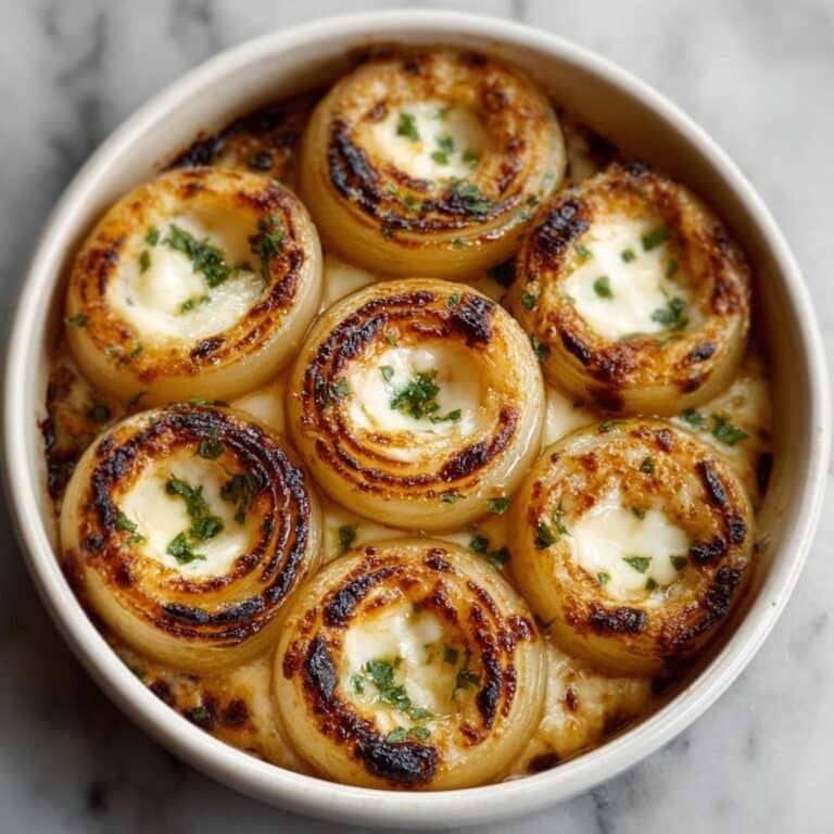Asiago Creamy Baked Onions Recipe