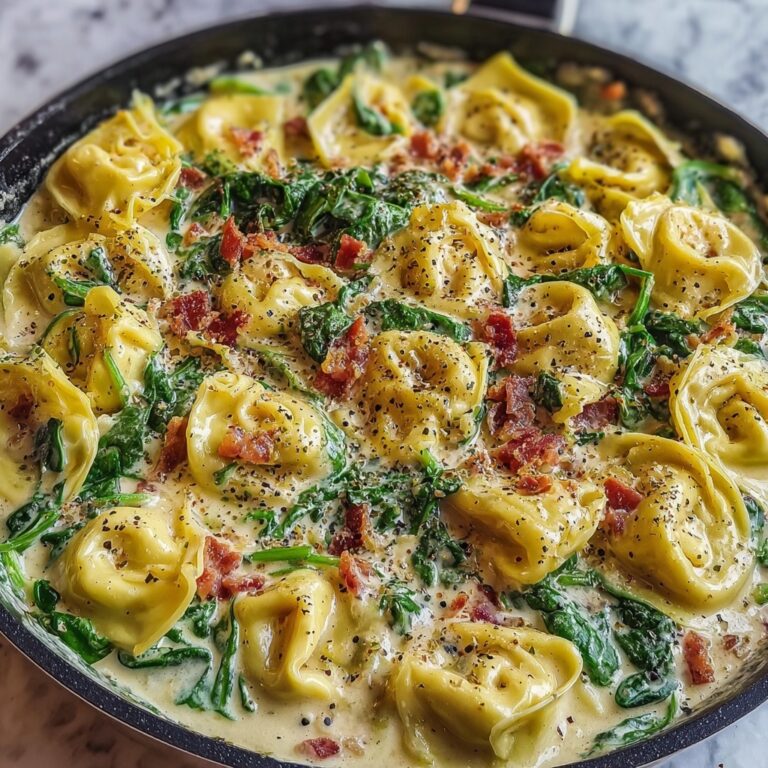 Creamy Tortellini with Spinach Recipe