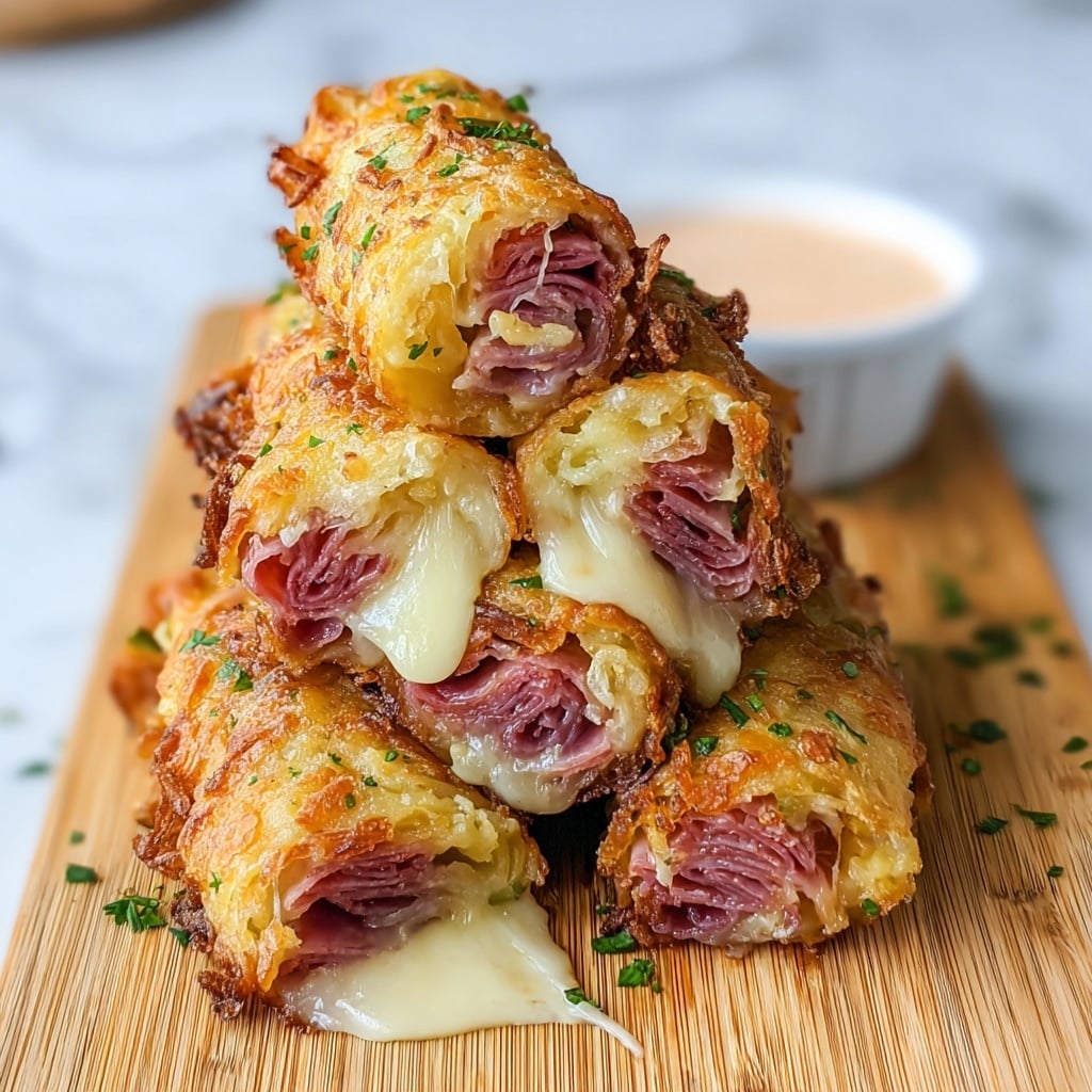 Keto Crispy Reuben Roll-Ups Recipe - Recipe Image