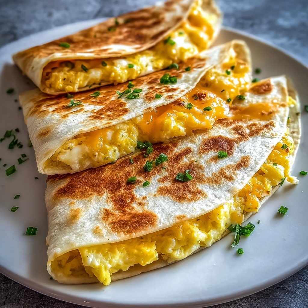 Cheddar Egg Quesadilla Recipe