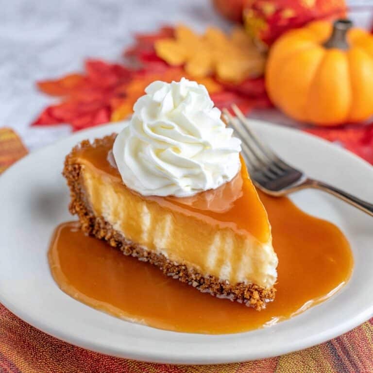 Ritz Carlton Pumpkin Cheesecake with Caramel Sauce Recipe