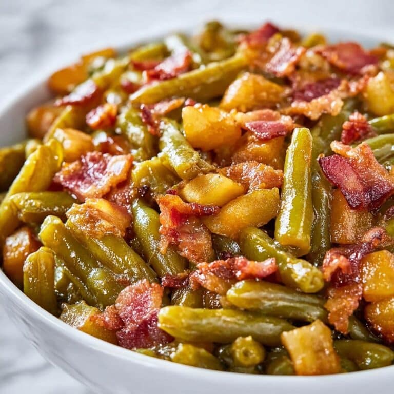 BBQ Smothered Green Beans Recipe