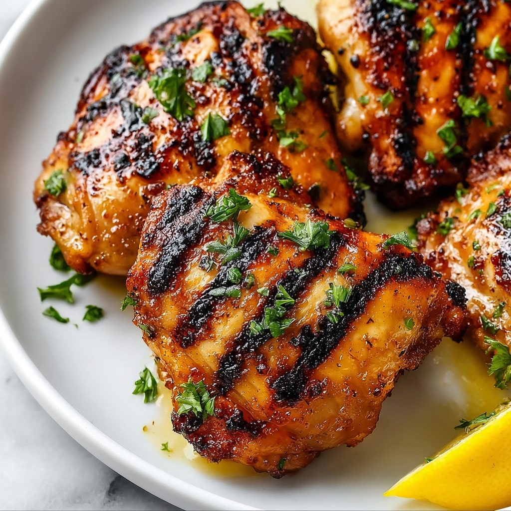 Juicy Grilled Chicken Thighs Recipe - Recipe Image
