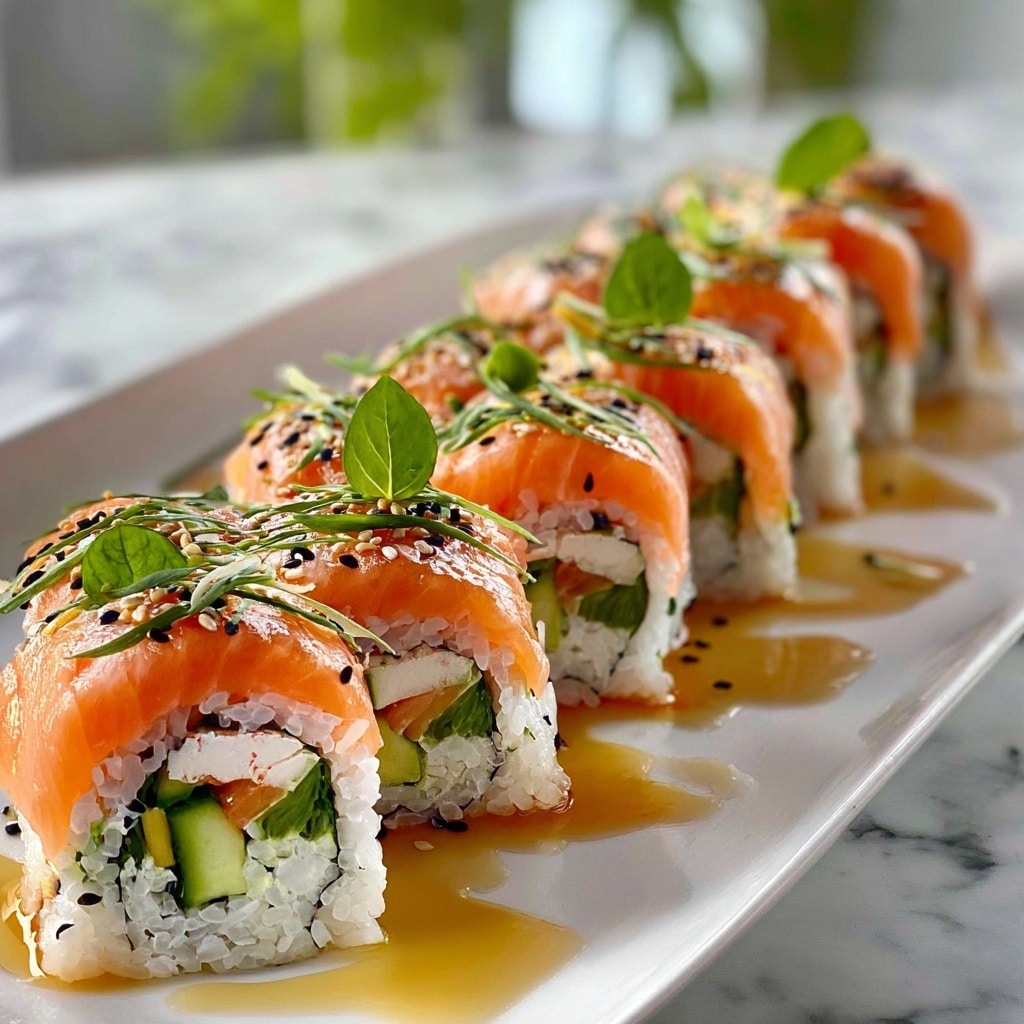 Lemon Basil Salmon Rolls Recipe