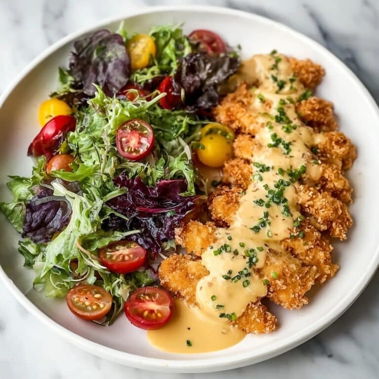 Pretzel Crusted Chicken with Cheddar Mustard Sauce Recipe