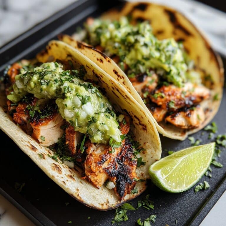 Crispy Poblano Chicken Tacos with Avocado-Jalapeño Salsa Recipe