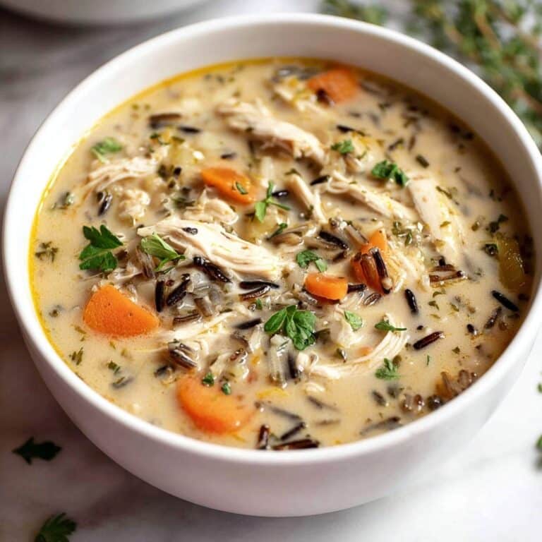 Healthy Chicken Wild Rice Soup Recipe