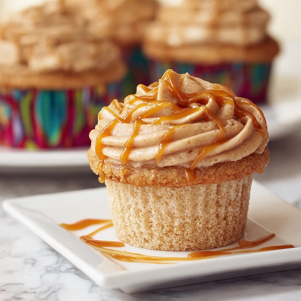 Caramel Churro Cupcakes Recipe