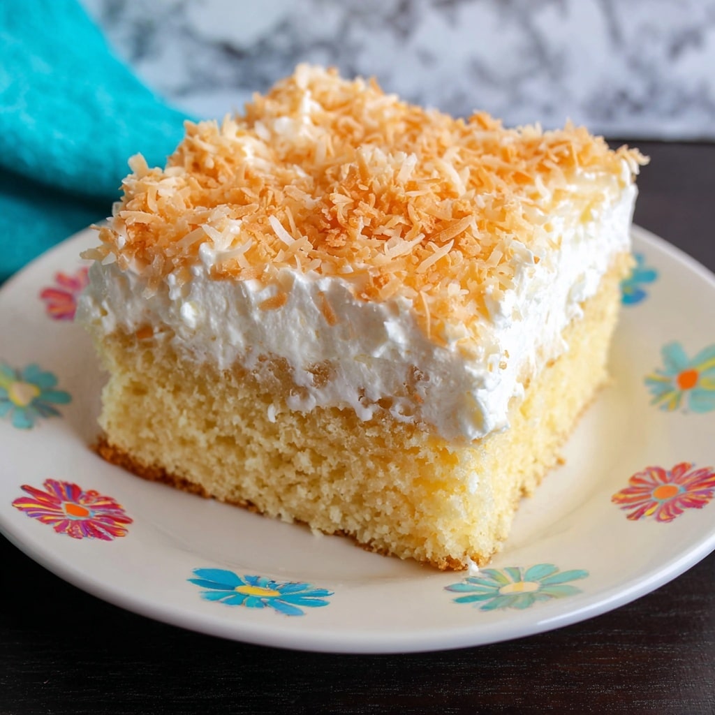 Easy Hawaiian Pineapple Coconut Poke Cake Recipe