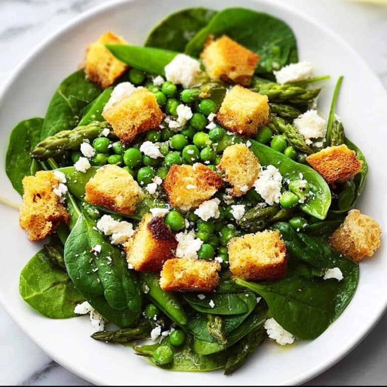 Spring Panzanella Salad with Roasted Asparagus and Feta Recipe