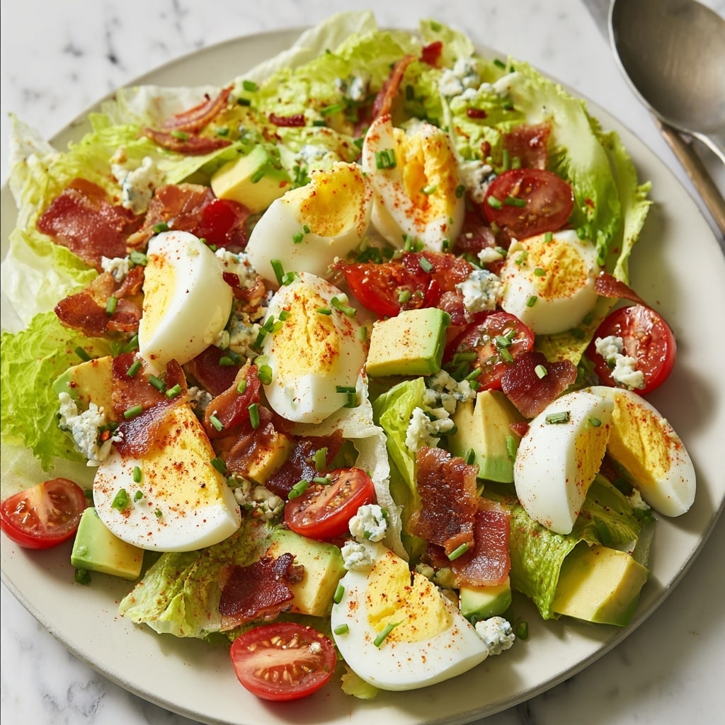 Keto Cobb Egg Salad Recipe