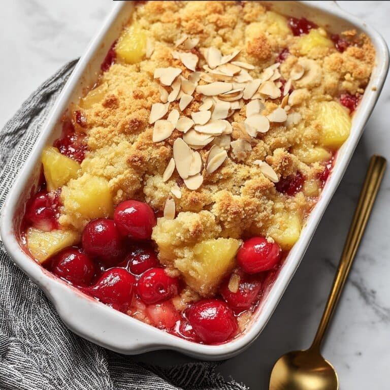 Easy Pineapple Cherry Dump Cake Recipe