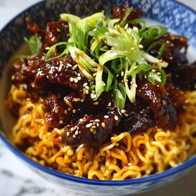 Honey Soy Crispy Beef and Noodles Recipe