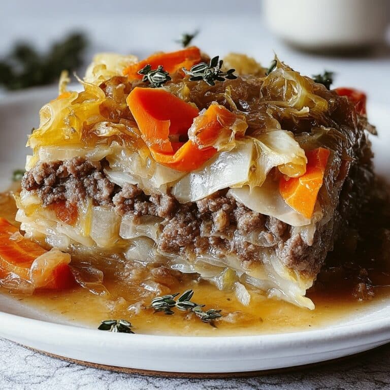 Cabbage and Ground Beef Skillet Recipe