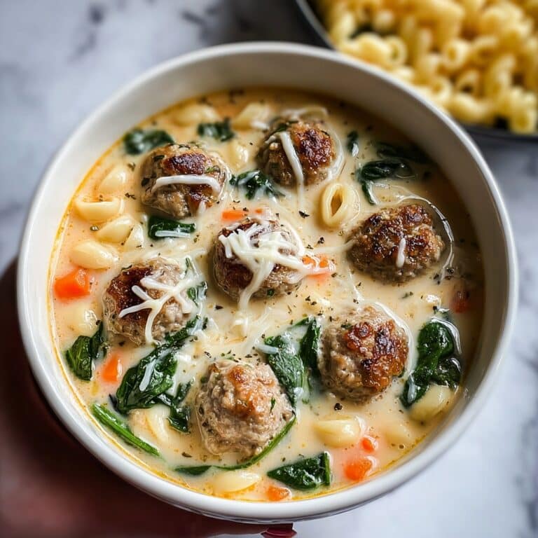 Creamy Italian Meatball Soup Recipe