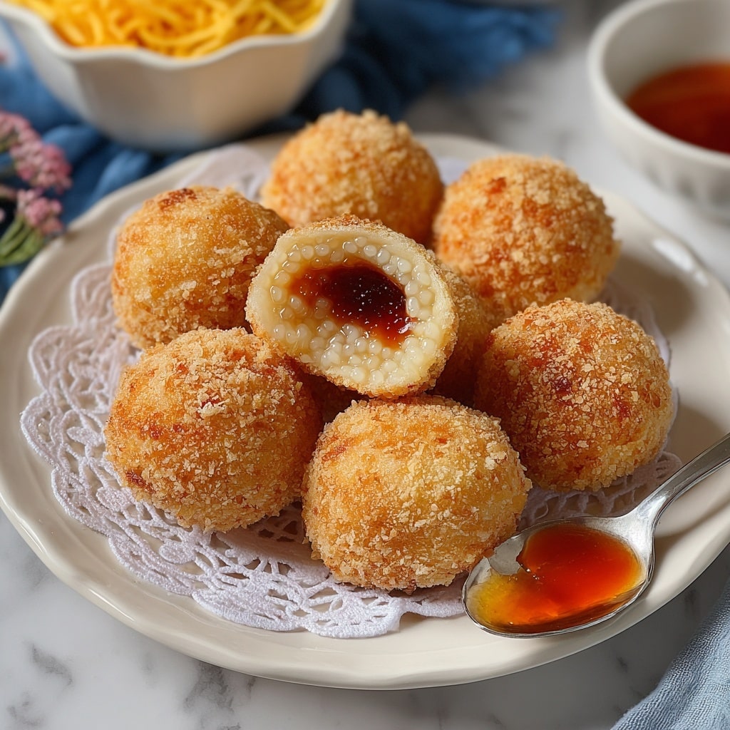 Cheesy Sicilian Arancini Balls Recipe - Recipe Image