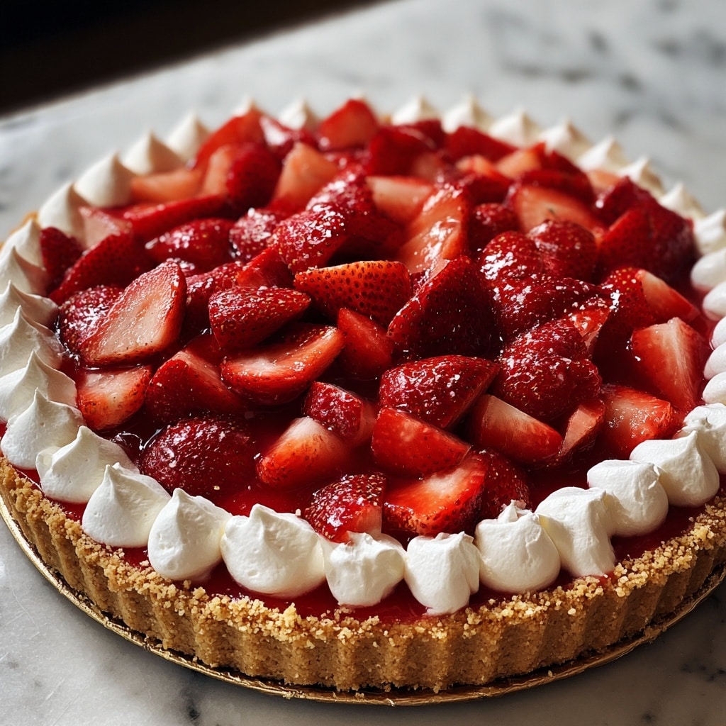 Strawberry Icebox Pie Recipe - Recipe Image