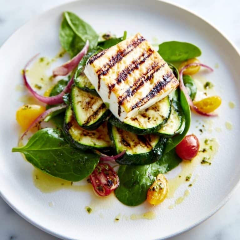 Grilled Vegetable and Halloumi Stack Recipe