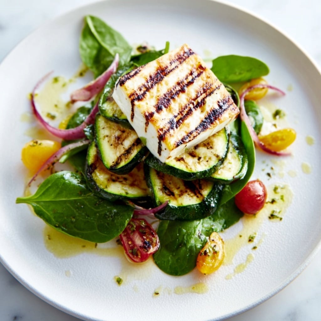 Grilled Vegetable and Halloumi Stack Recipe