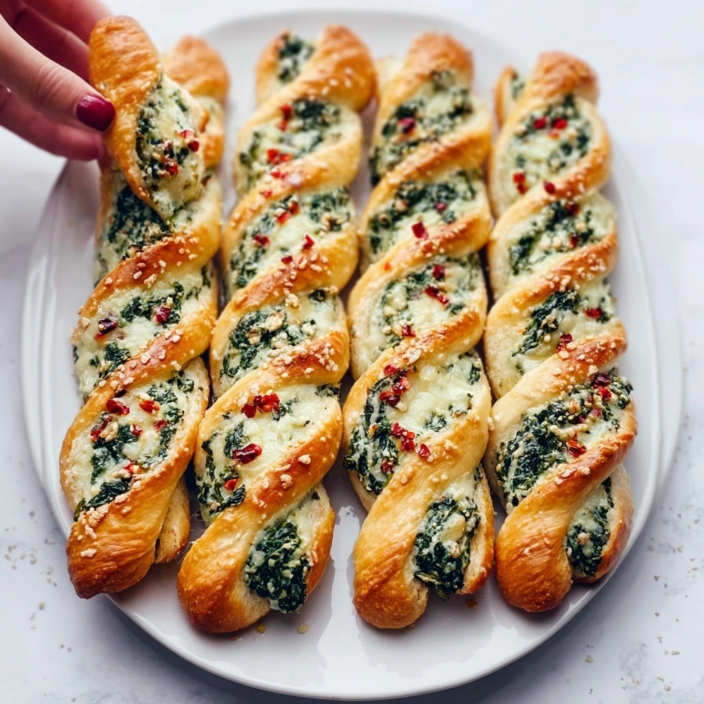Spinach and Cheese Stuffed Crescent Rolls Recipe - Recipe Image