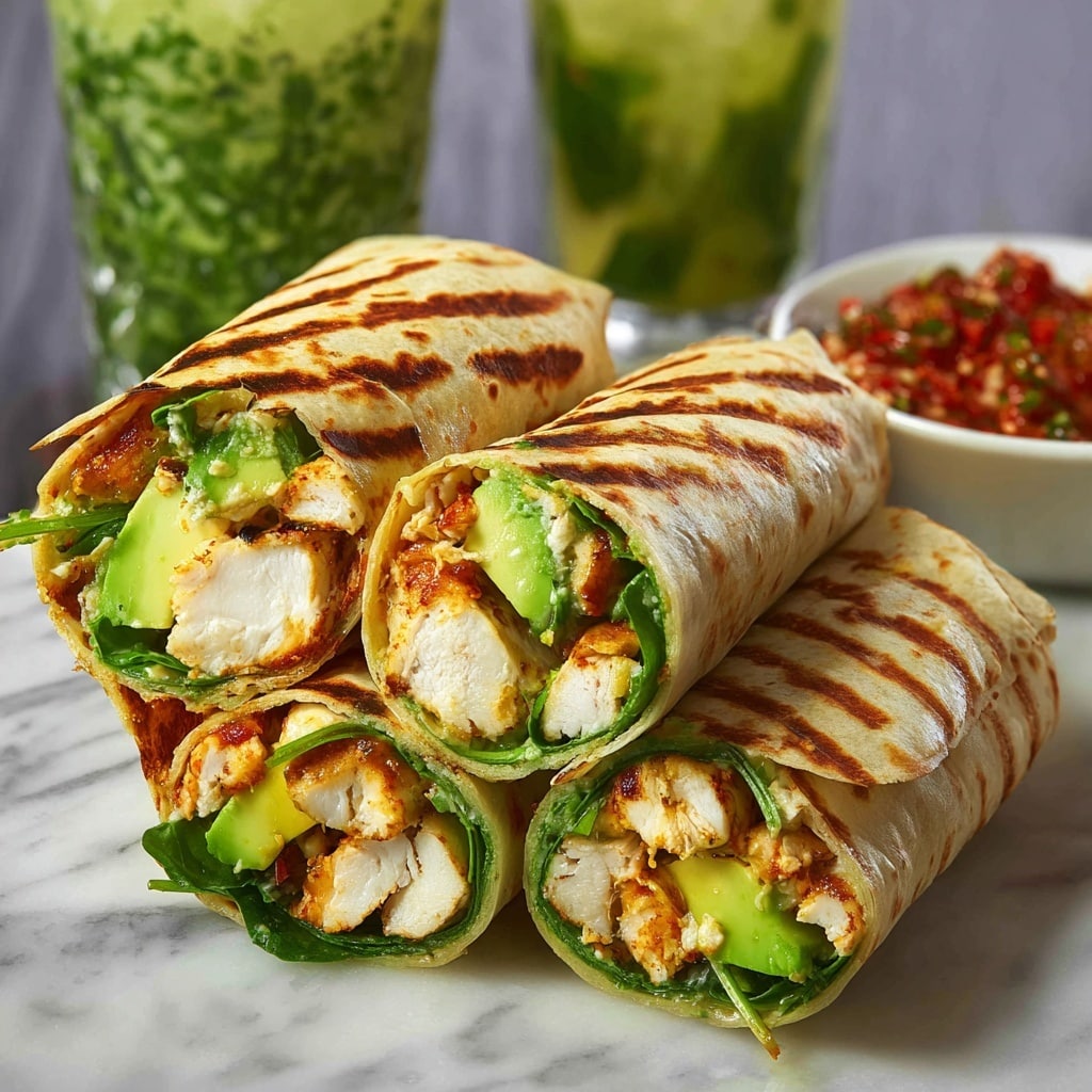 Avocado Chicken Wraps Recipe - Recipe Image