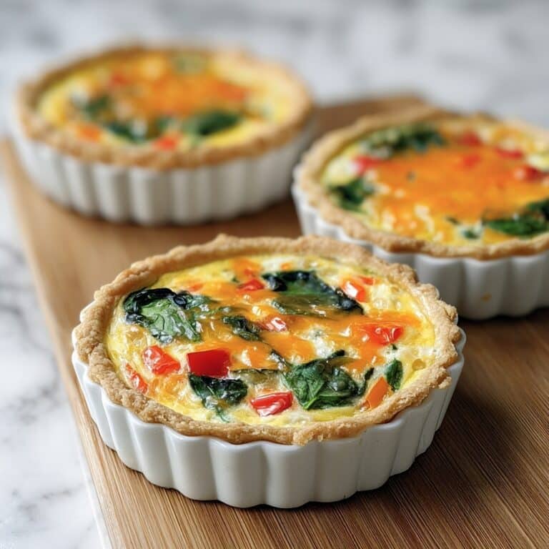 Mini Veggie Quiches: Easy Recipe for a Tasty Snack! Recipe