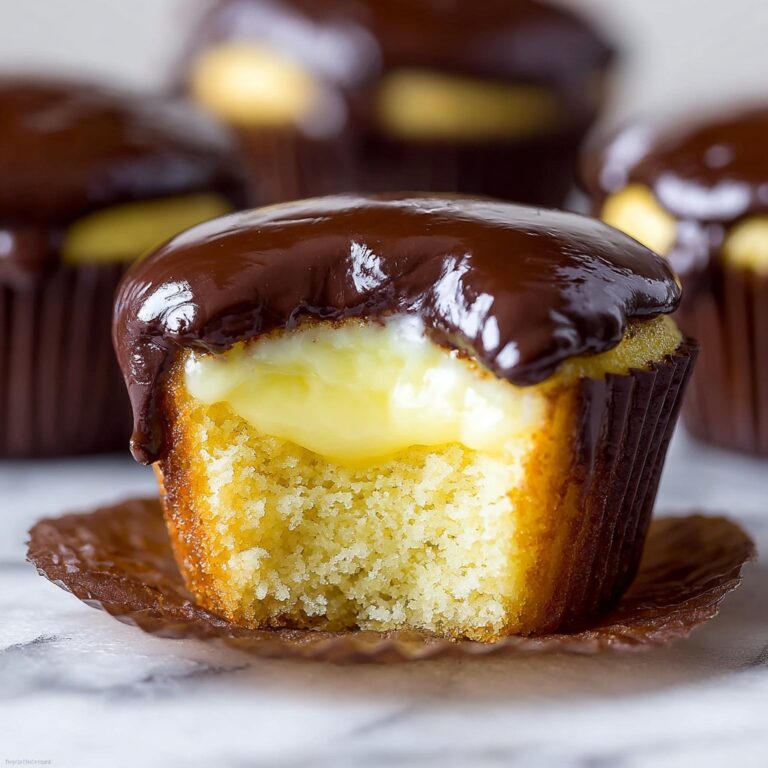 Boston Cream Pie Cupcakes Recipe