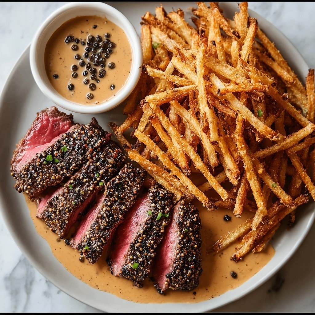 Steak Frites Au Poivre Recipe - Recipe Image