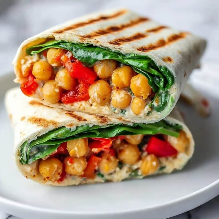 BBQ Chickpea Wraps with Ranch Dressing Recipe