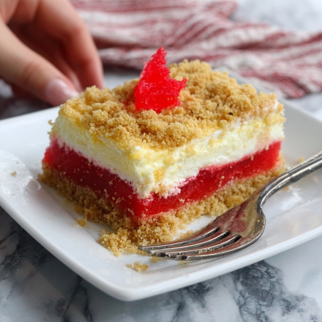 No-Bake Rhubarb Dessert Recipe - Recipe Image