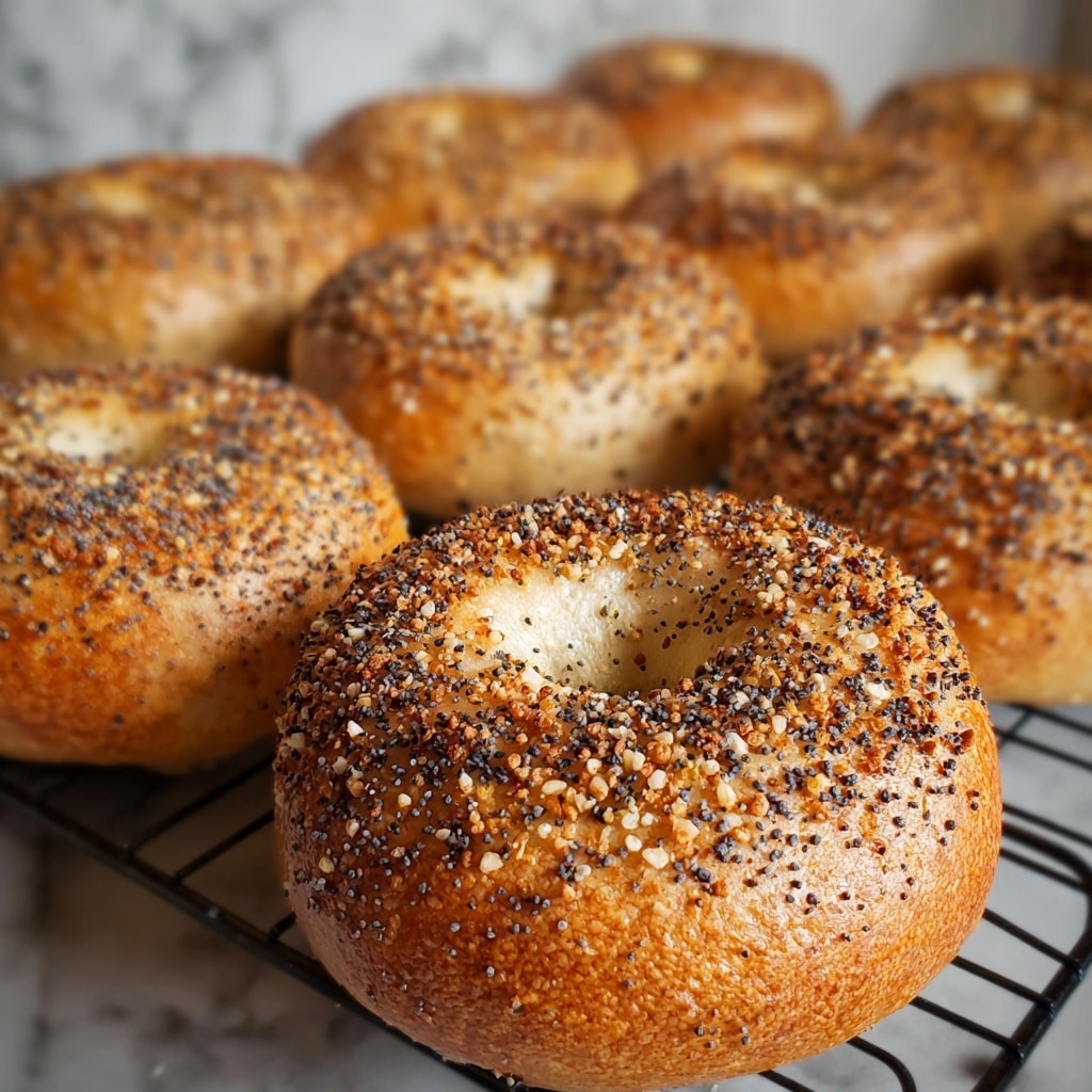 Sourdough Discard Bagels with Chewy Crust Recipe - Recipe Image