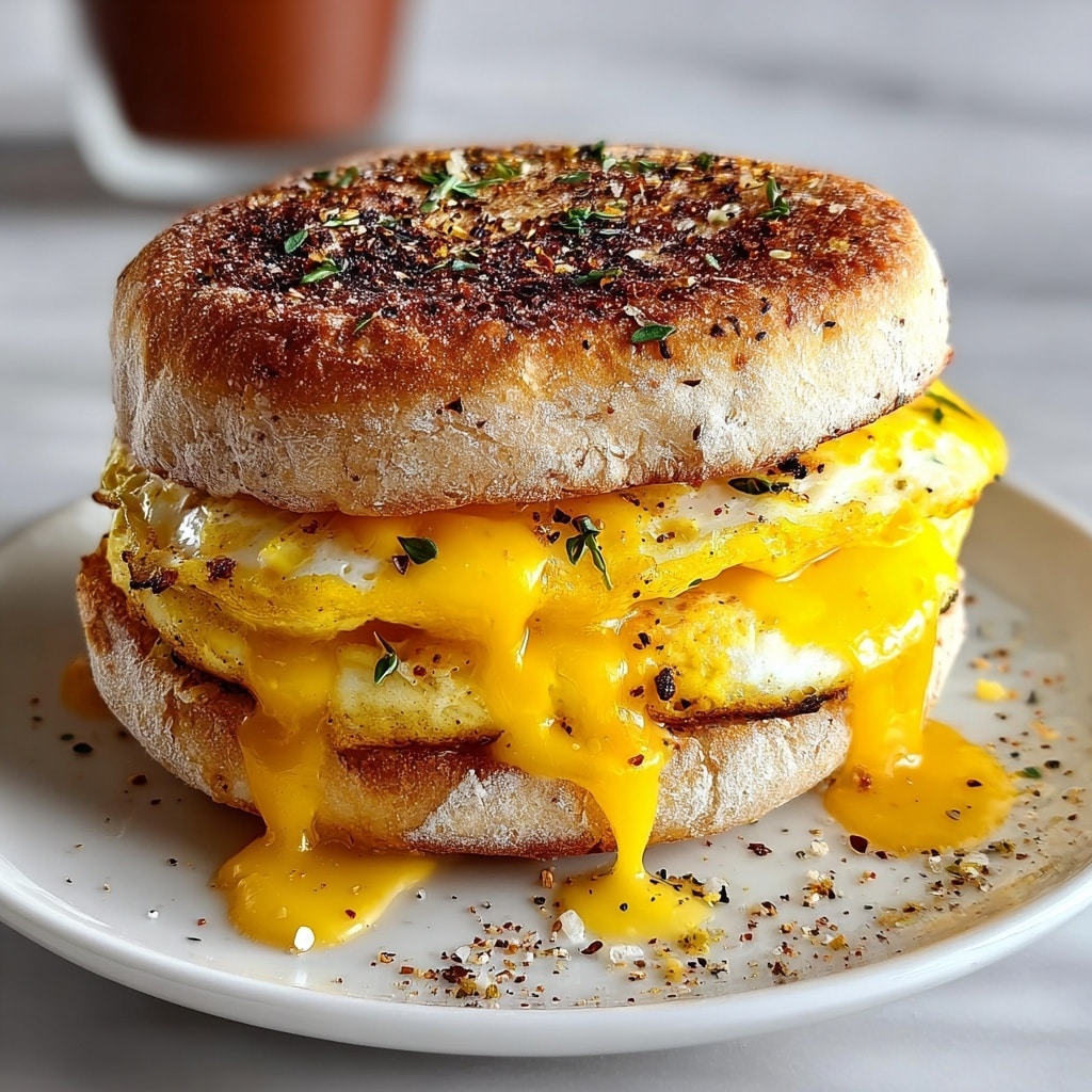 Viral Egg Sandwich Muffin Recipe - Recipe Image
